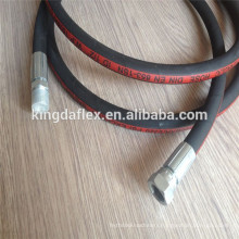 China Manufacture Oil Resistant Wire Braided Rubber Hydraulic Hose SAE100R1AT/1SN Assembly